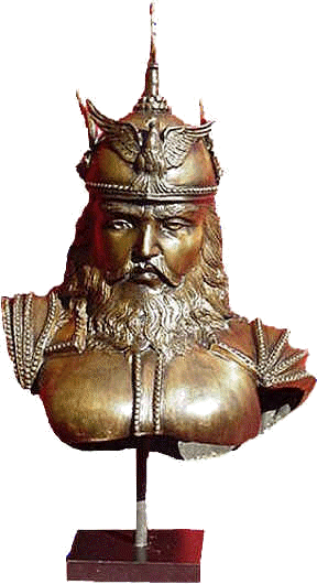 Bronze bust (61003 bytes)